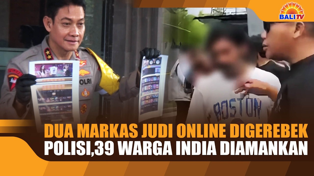 DUA MARKAS JUDI ONLINE DIGEREBEK POLISI, 39 WARGA INDIA DIAMANKAN