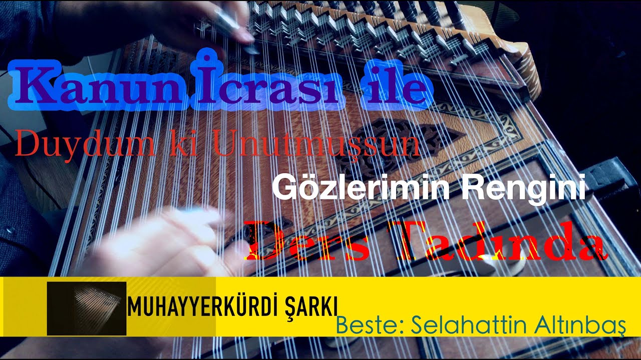 Duydum ki Unutmuşsun Gözlerimin Rengini Kanun Cover