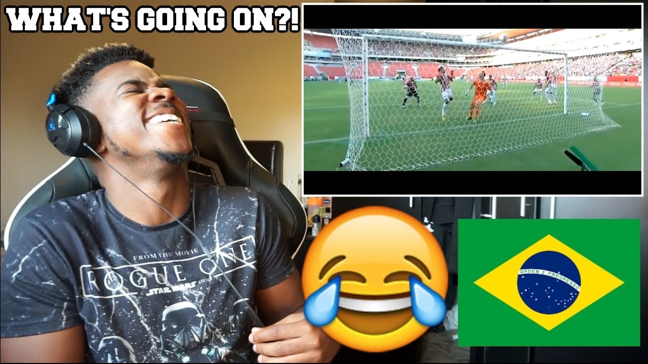 MOMENTOS ENGRA&Ccedil;ADOS &bull; Futebol Brasileiro &bull; Part 1 | Reaction