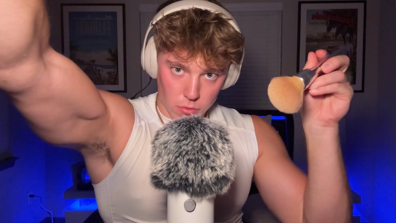 ASMR fluffy triggers that will melt away ANXIETY ☁️✨🌫️💫🤍
