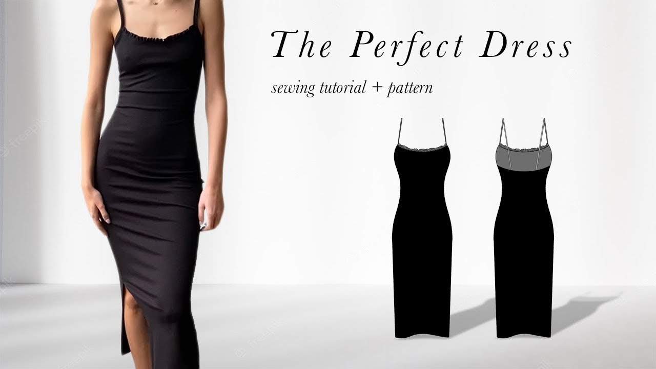 How To Sew a Bodycon Dress | Beginner Friendly Sewing Project | Sewing Tutorial + Pattern
