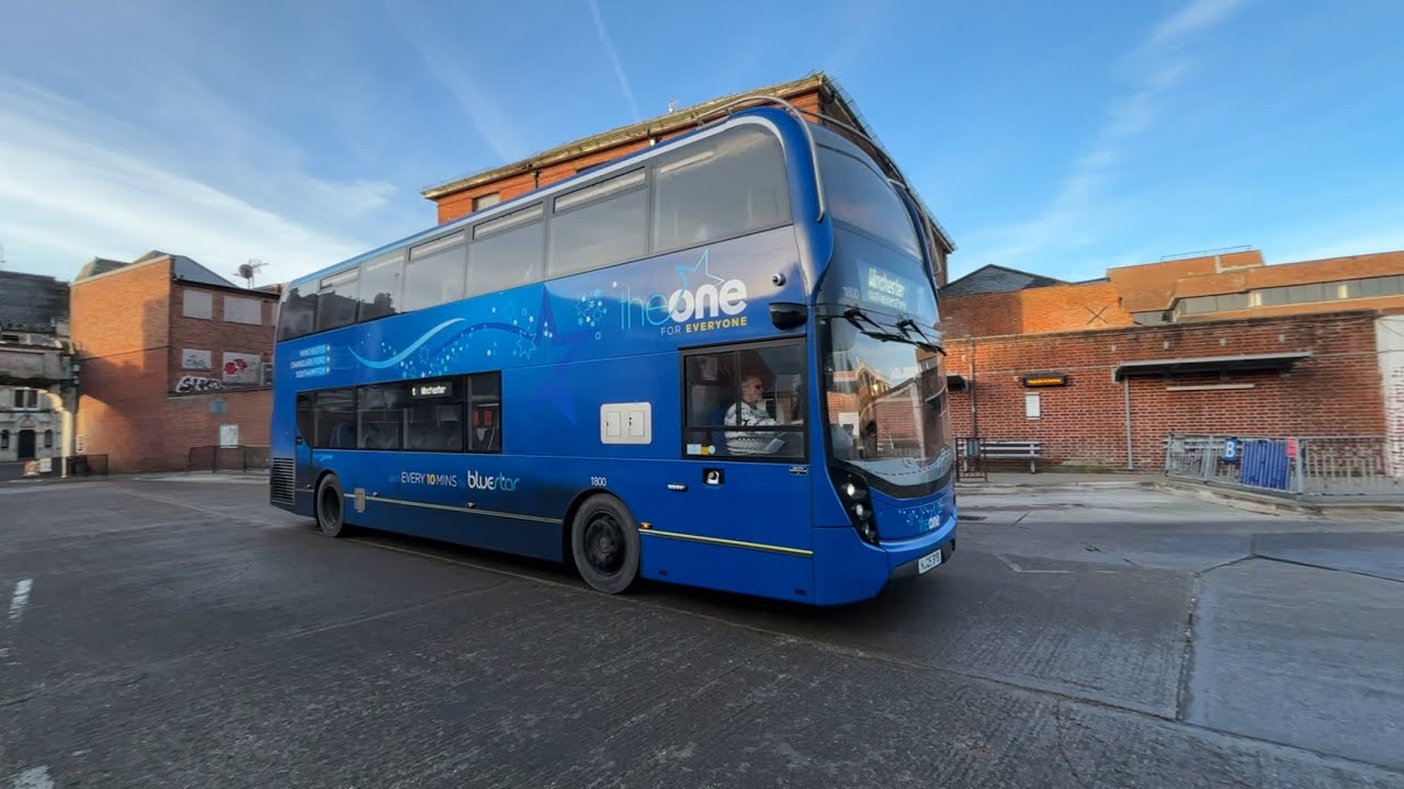 ADL Enviro 400 MMC | HJ25BYB | 1800 | Bluestar | Route 1 | Winchester Bus Station | 01/01/26