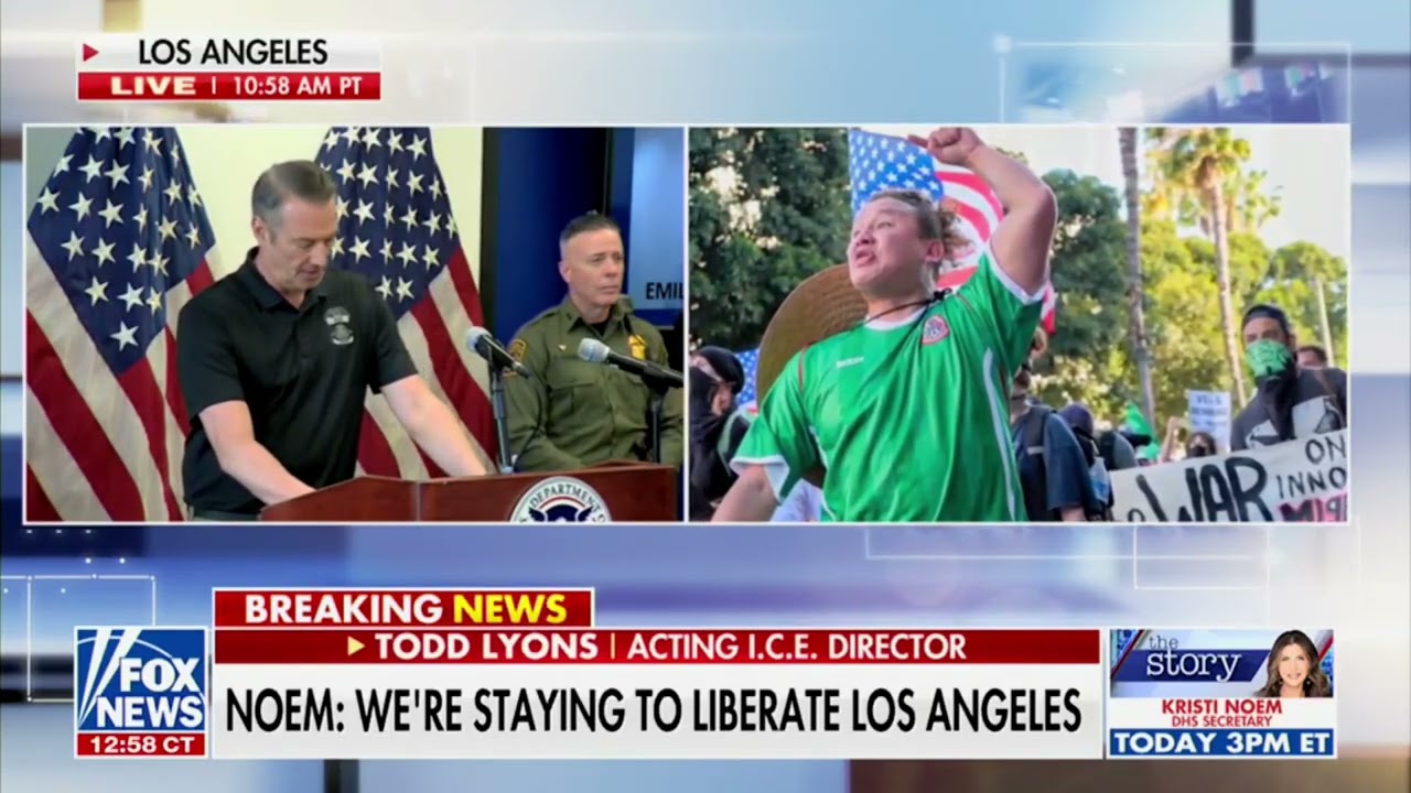 ICE acting Director Todd Lyons during a June 12 press conference