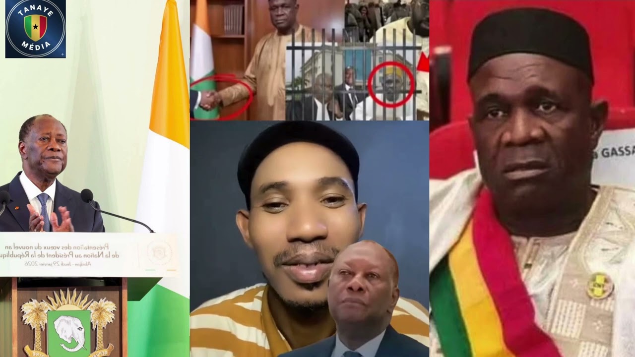 MAMADOU HAWA GASSAMA JOUE LA COMEDIE A SA SORTIE DE PRISON . LA GRANDEUR DU PRÉSIDENT OUATTARA 