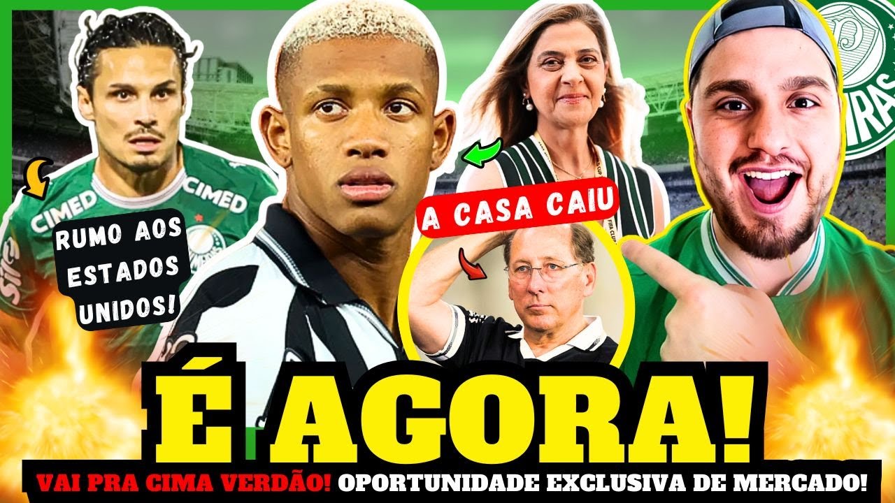 A HORA É AGORA! 💥 DANILO EM CRISE COM BOTAFOGO! PALMEIRAS QUASE ACERTOU! E TEM...PROPOSTA POR VEIGA!