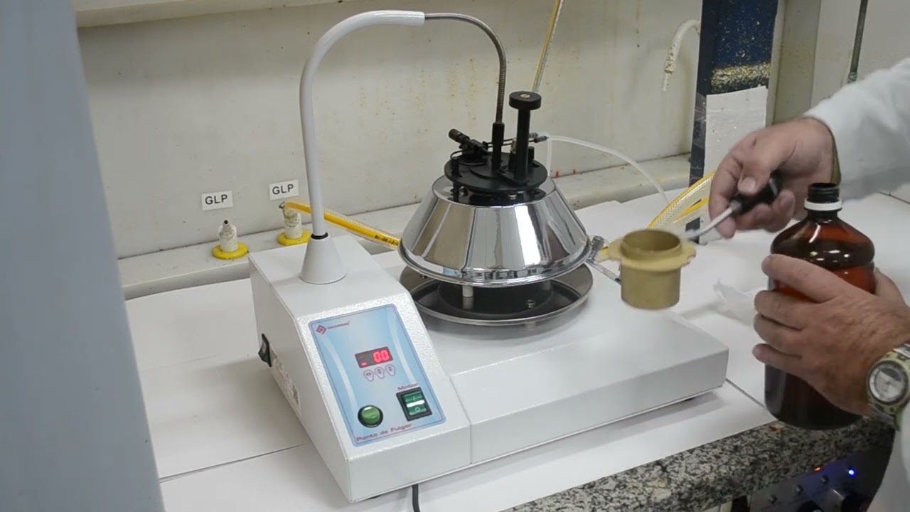 Ponto de fulgor vaso fechado pensky-martens Q292A