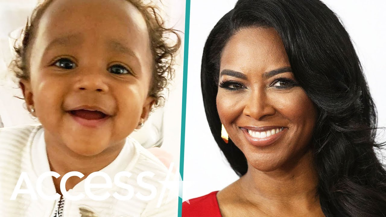 Kenya Moore's Daughter Brooklyn Takes Her First Steps In Precious Home Video
