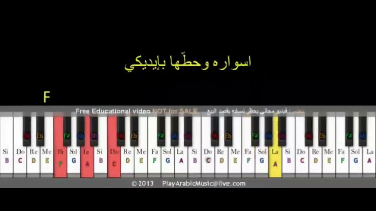 تعلم عزف أغنية لزرعلك بستان ورود