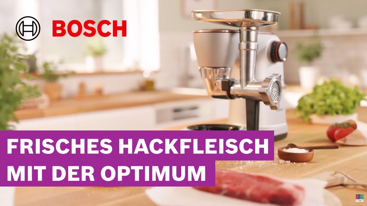 Hackfleisch, Wurst & Kebbe einfach selbst gemacht: OptiMUM HuntingAdventure Set  | Bosch MUM