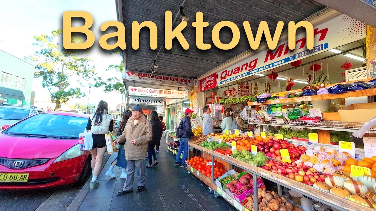 Bankstown Walking Tour | Discover Sydney’s Multicultural Hub in 4K