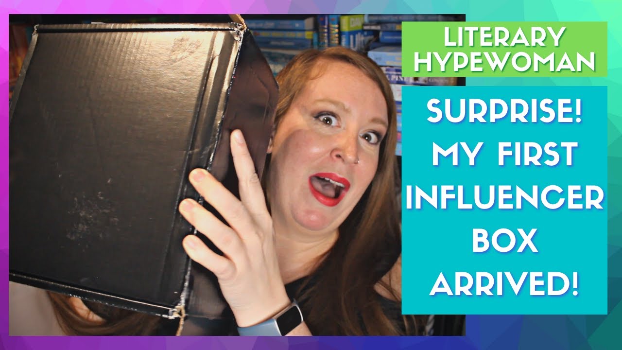 Unboxing the first influencer box to show up at my door! // LiteraryHypewoman