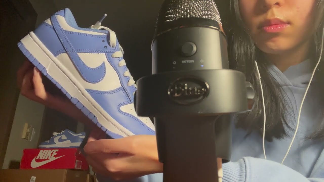 ASMR Nike Dunk Low “Polar Blue” Sneakers 🩵 👟