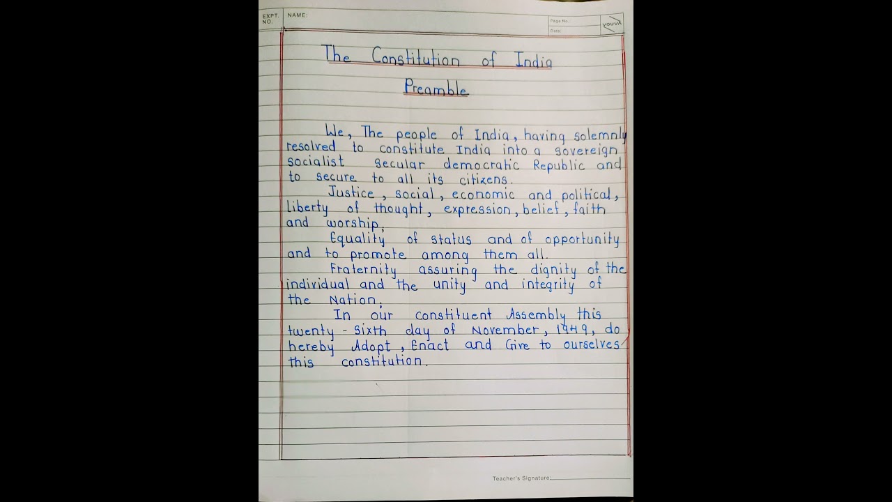 #The Constitution of India#Preamble #atharva_classes