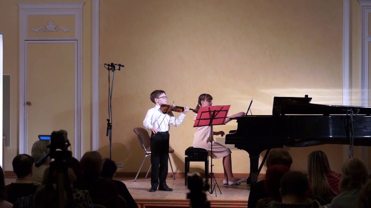 Р.Валентини - Соната Ля минор в 4х частях (А.Рычагов, О.Маслова)