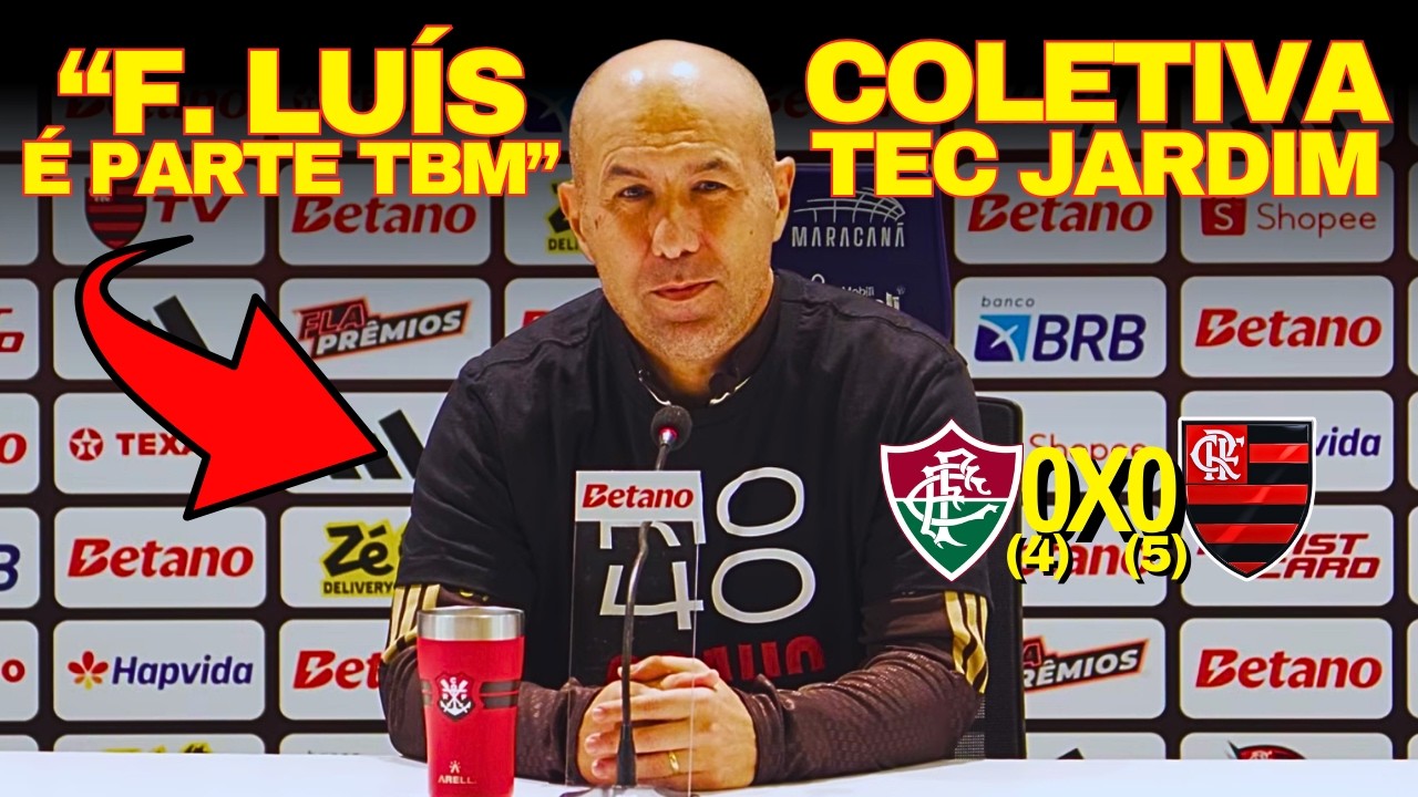😱 COLETIVA TEC. DO MENGÃO, JARDIM LEMBRA FILIPE LUÍS NO TÍTULO DO FLA!