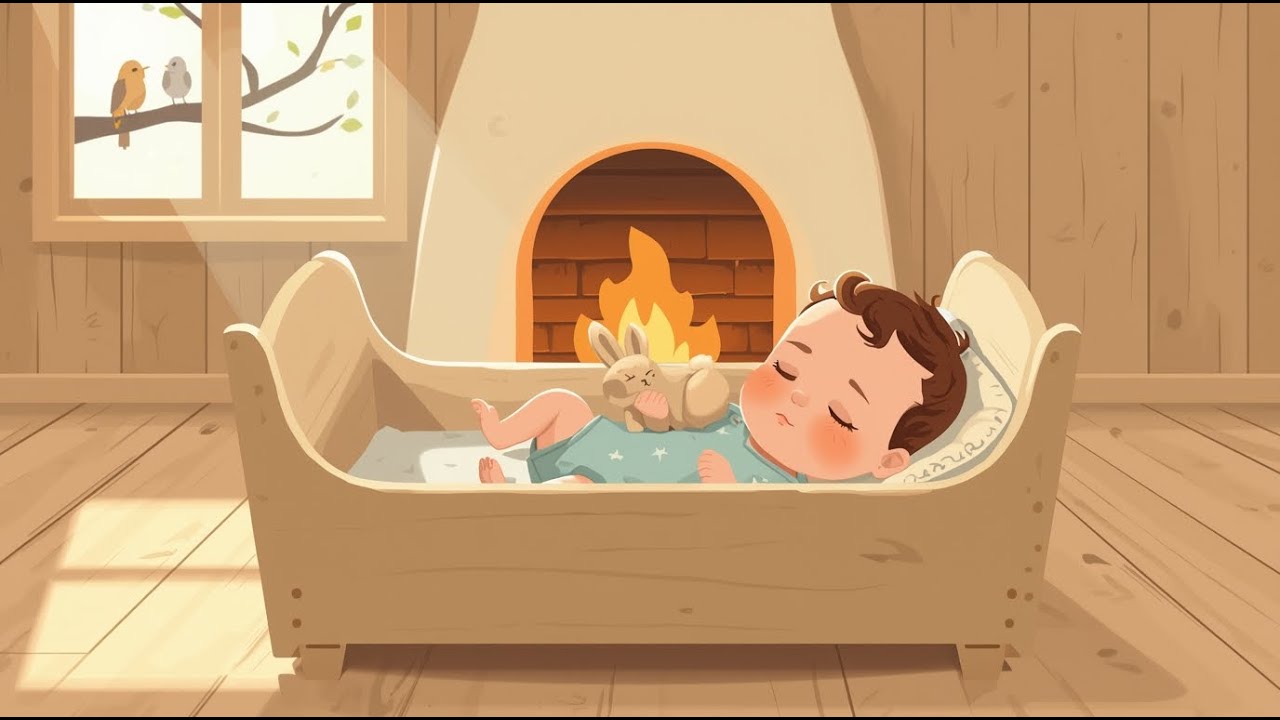 Uspavanka za bebe- Tiho noći | Beba sanja na oblaku sa zvezdicama i nežnim &bdquo;zzzz&ldquo;&ldquo;