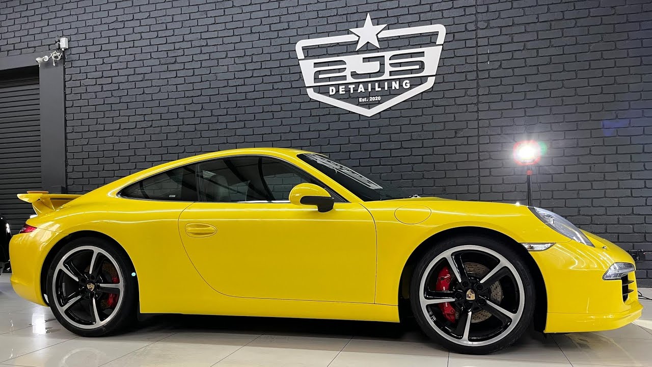 Racing Yellow Porsche 911 Carrera S!!! PPF and GYEON Ceramic Coating- Bumble Bee!!!