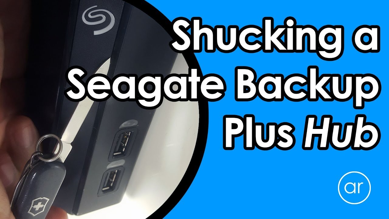Как извлечь/отсоединить жесткий диск от Seagate Backup Plus Hub