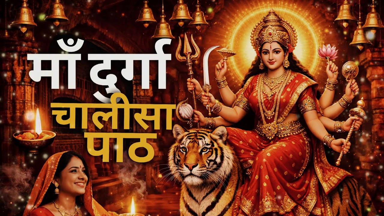 Durga Chalisa Full Path | 🙏 माँ दुर्गा चालीसा पाठ | 🌺 Maa Durga 🔱 | Powerful Bhajan