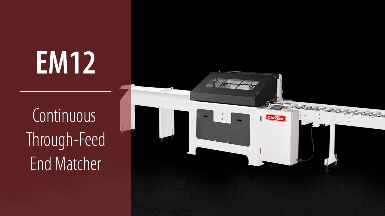 Cantek EM12 Continuous Through-Feed End Matcher