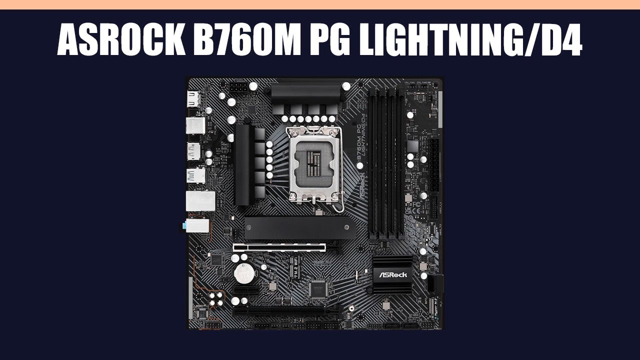Материнская плата ASRock B760M PG Lightning/D4