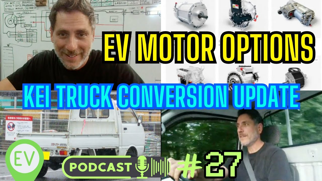 Mr. G's Kei Truck Conversion Update/Test Drive and EV Conversion Motor options