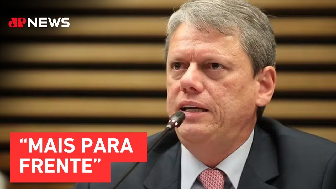 Tarcísio barra pressão por vice e afirma que foco total é na gestão