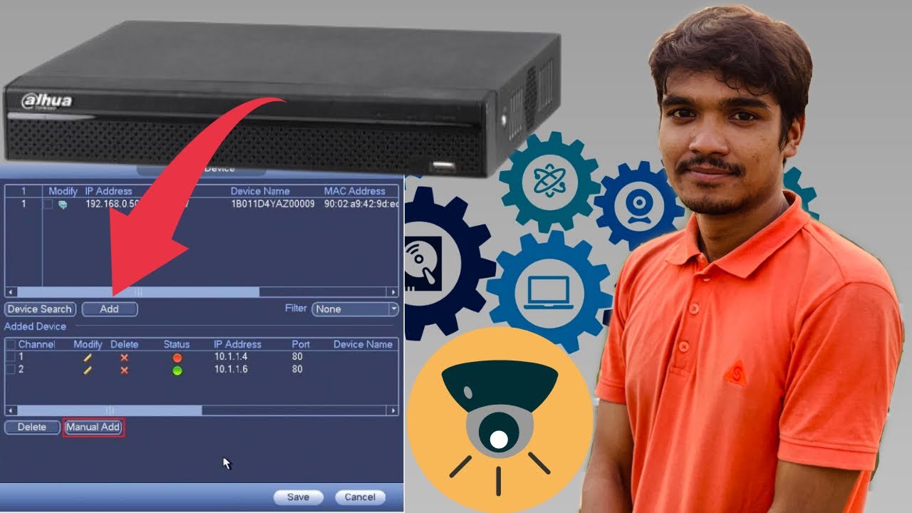 How To Setup Dahua DVR,XVR IP Camera Installation