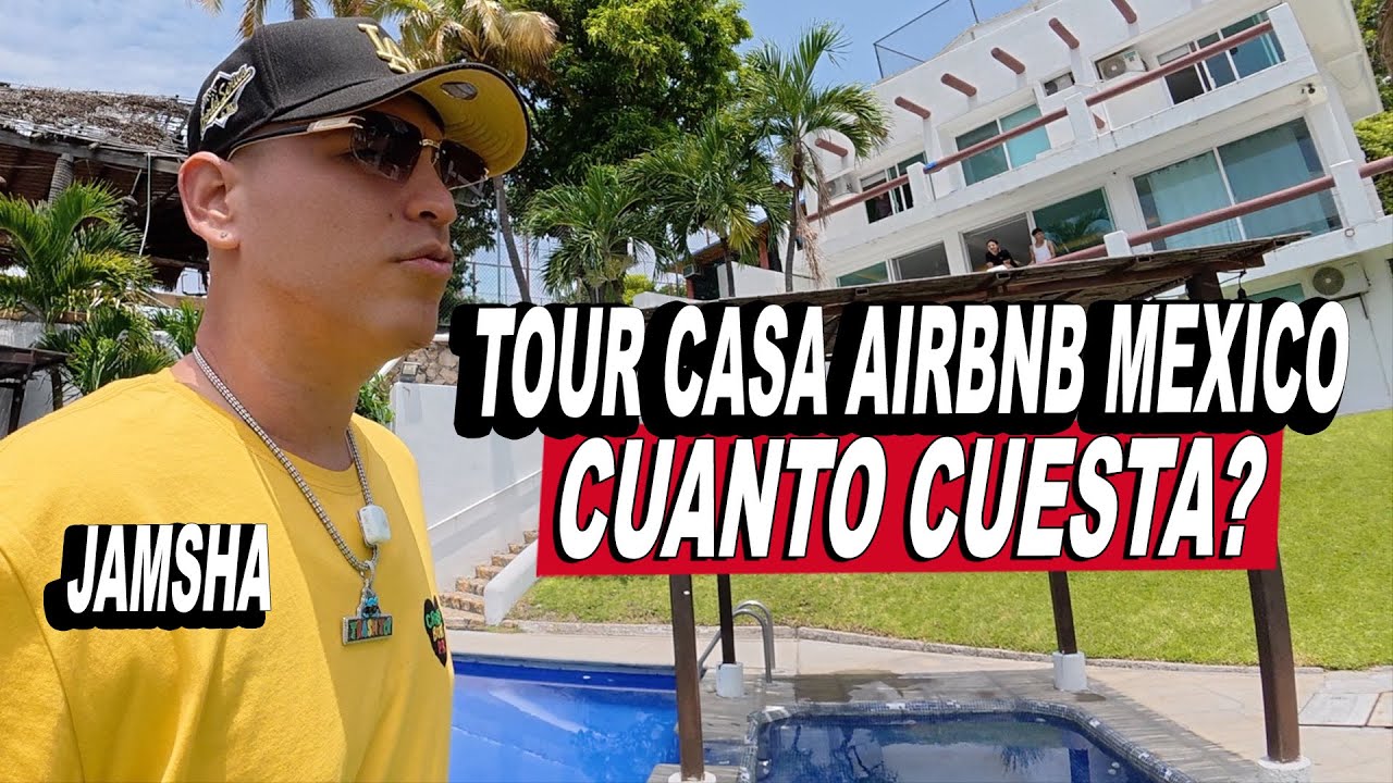 Casa Airbnb En Mexico Tour Y Cuanto Cuesta - Jamsha En Tequesquitengo Morelos 🇲🇽