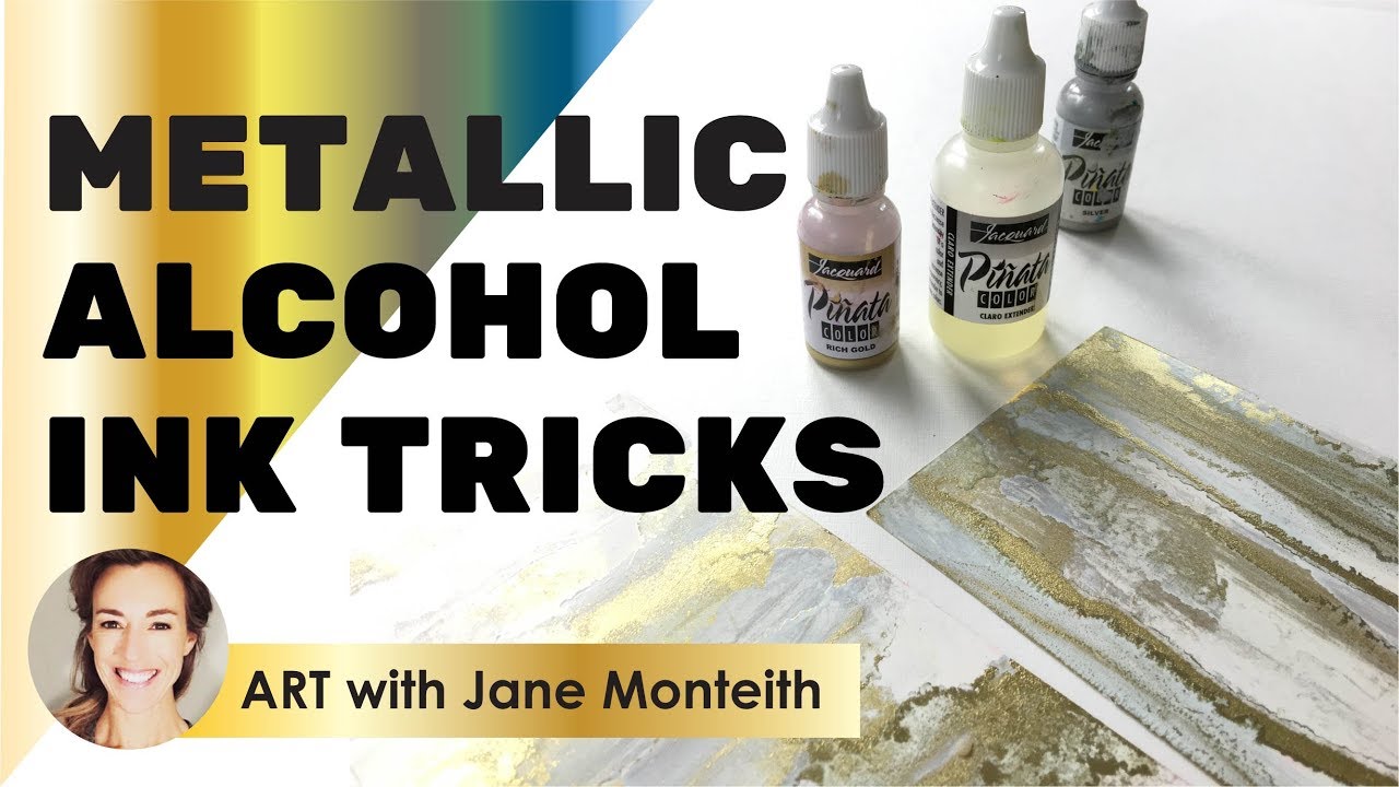 Metallic Alcohol Ink Tricks