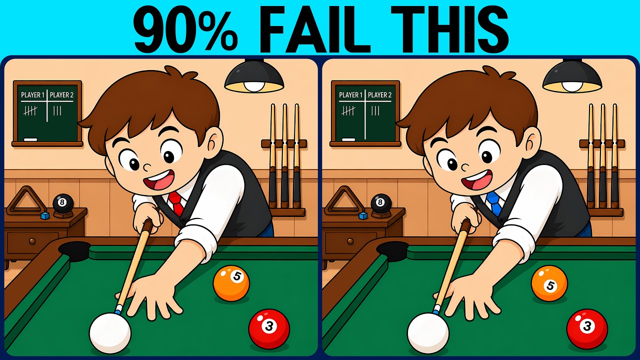 [Spot the Difference Brain Training] Find them all and prove your smartness.