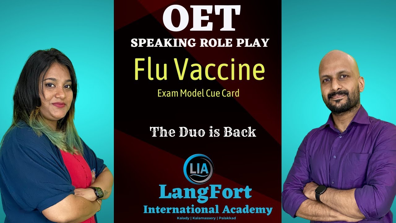OET SPEAKING ROLE-PLAY: Annual Flu Vaccination | Langfort International Academy |