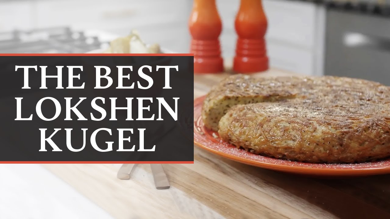 Pan Fried Salt & Pepper Lokshen Kugel