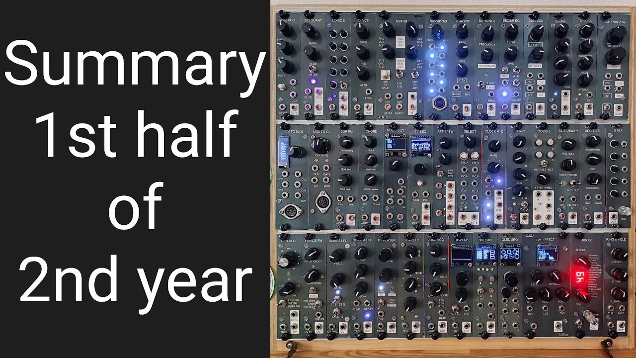 DIY eurorack modular synth : Summary 1st half of 2nd year | HAGIWO's module