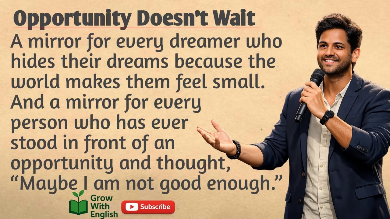 Opportunity Doesn’t Wait || Learning English Through Story Part 2 || English lestening practice ☑️