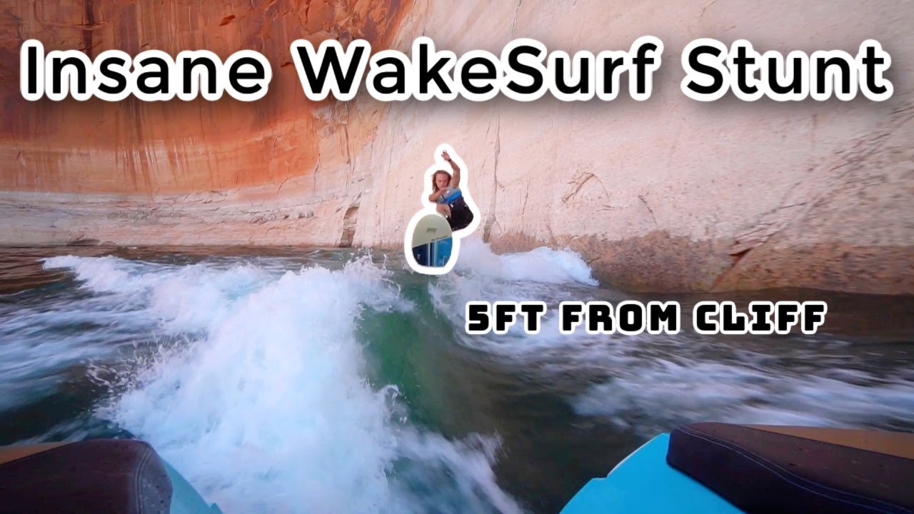 Lake Powell 2021- Crazy WakeSurfing Trick! (I Cant Believe I Did This)