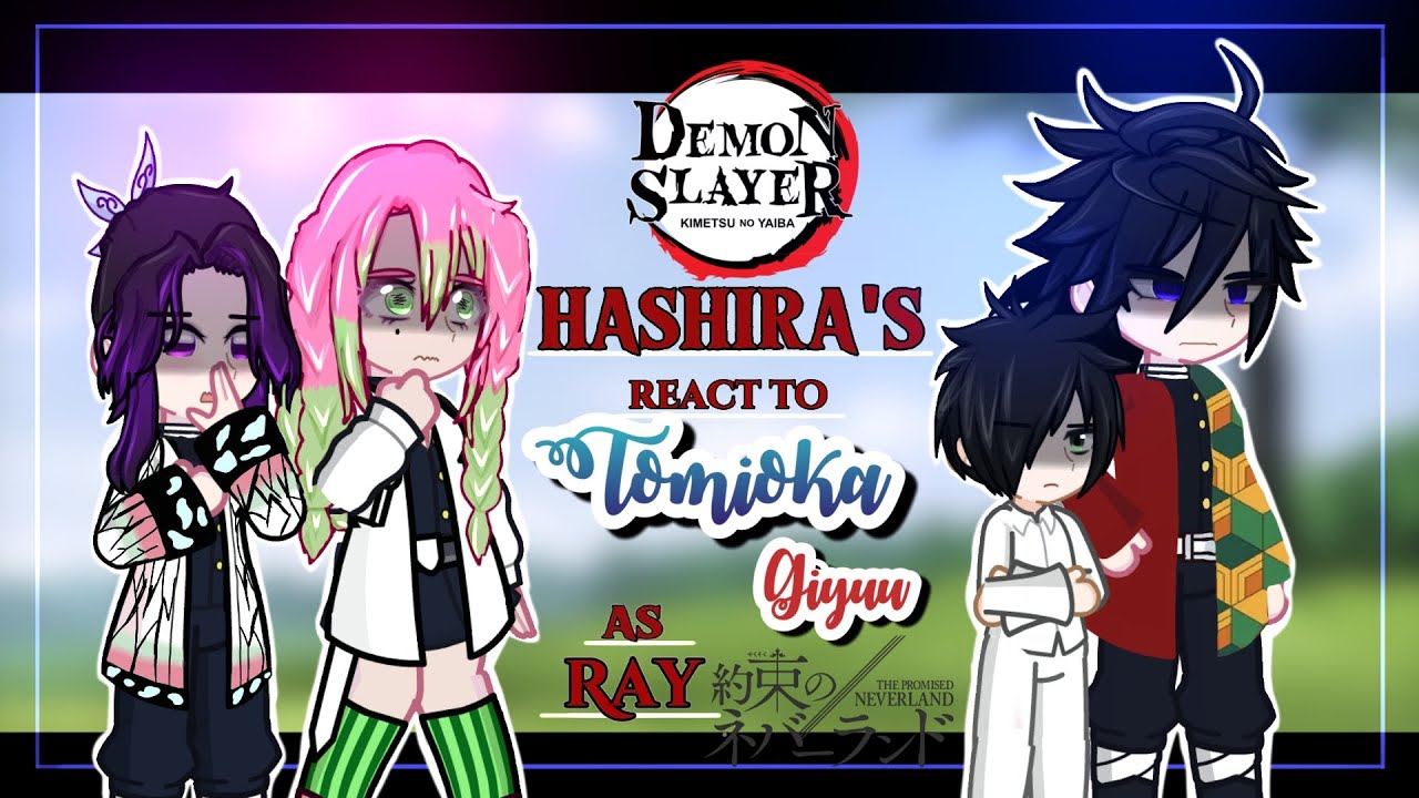 Hashiras reacts to Giyu as Ray || 1/2? || KNY/DS x TPN || Demon Slayer || CREDS IN DESC