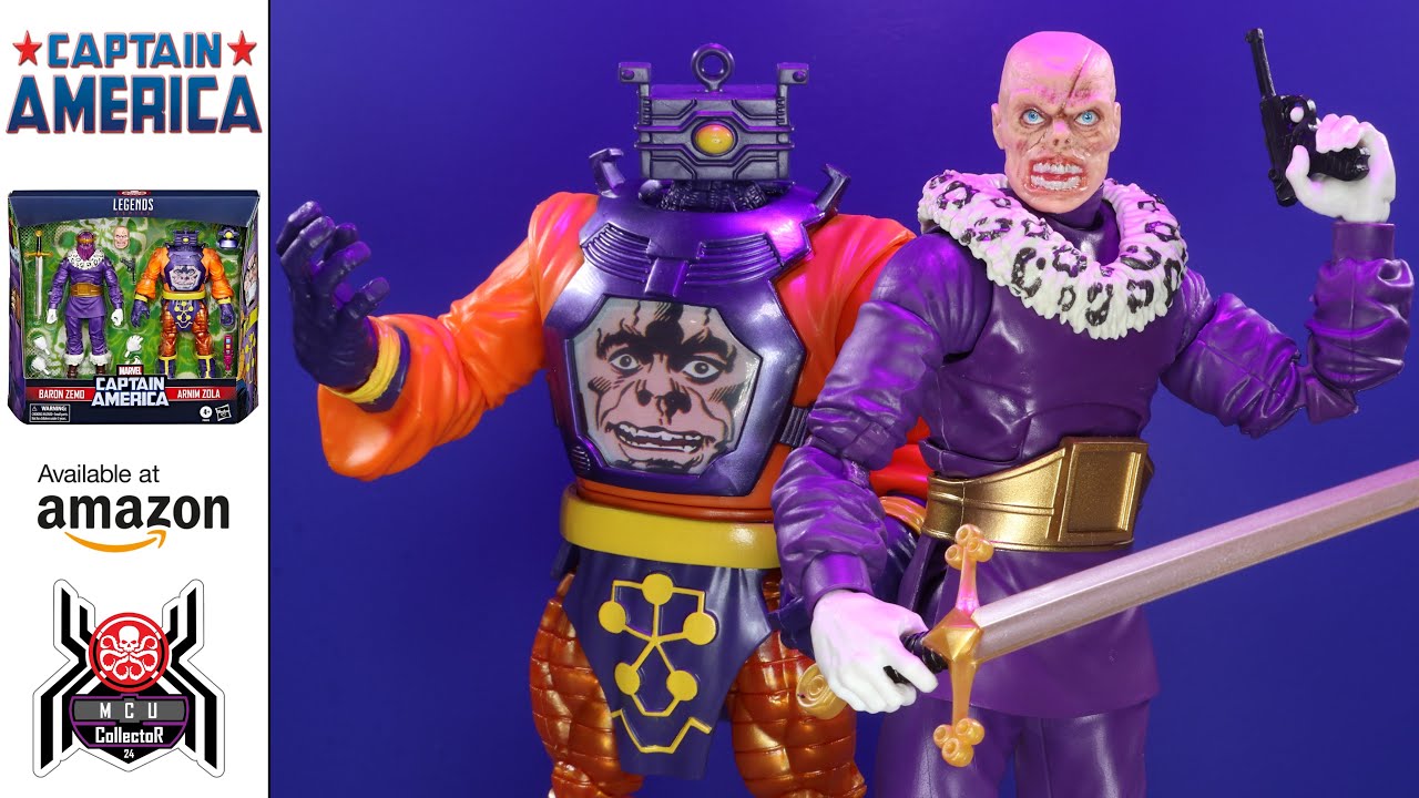 Marvel Legends BARON ZEMO & ARNIM ZOLA Captain America 2-Pack Amazon Exclusive Figure Review