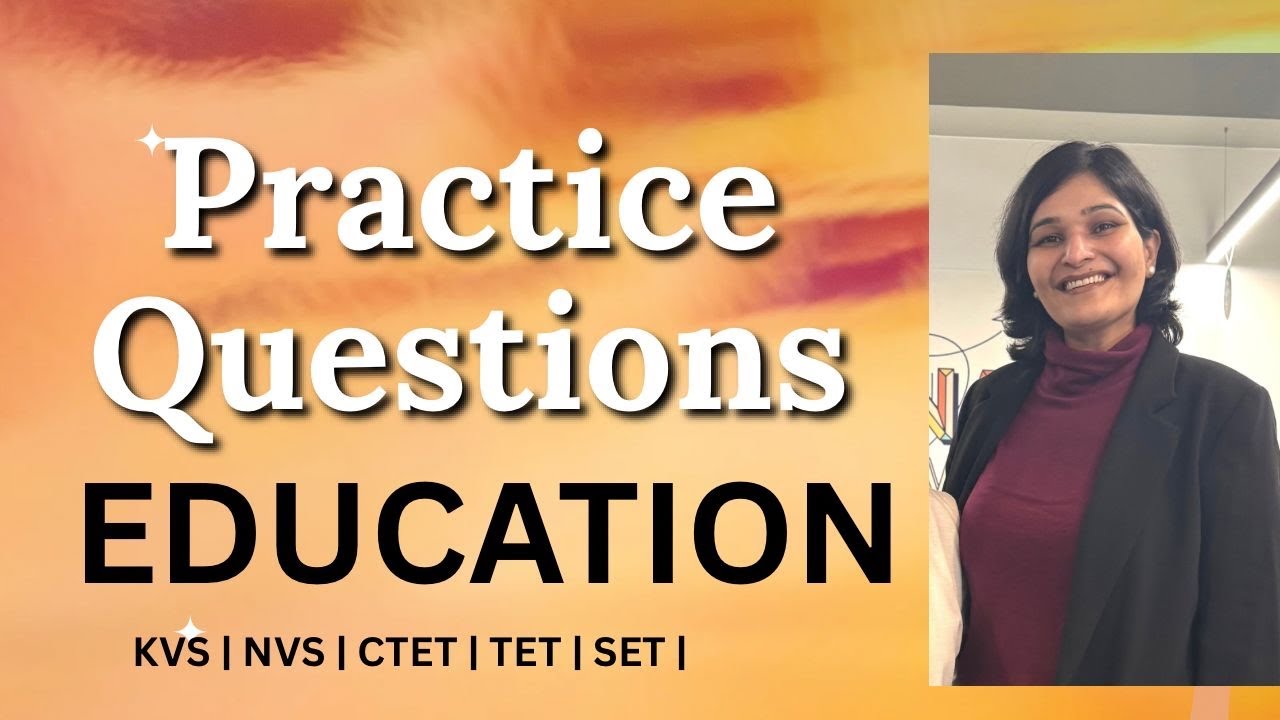 PRACTICE QUESTIONS EDUCATION #educationbydrpriyanka #education #neslet #kvs #uppsc #upgdc 