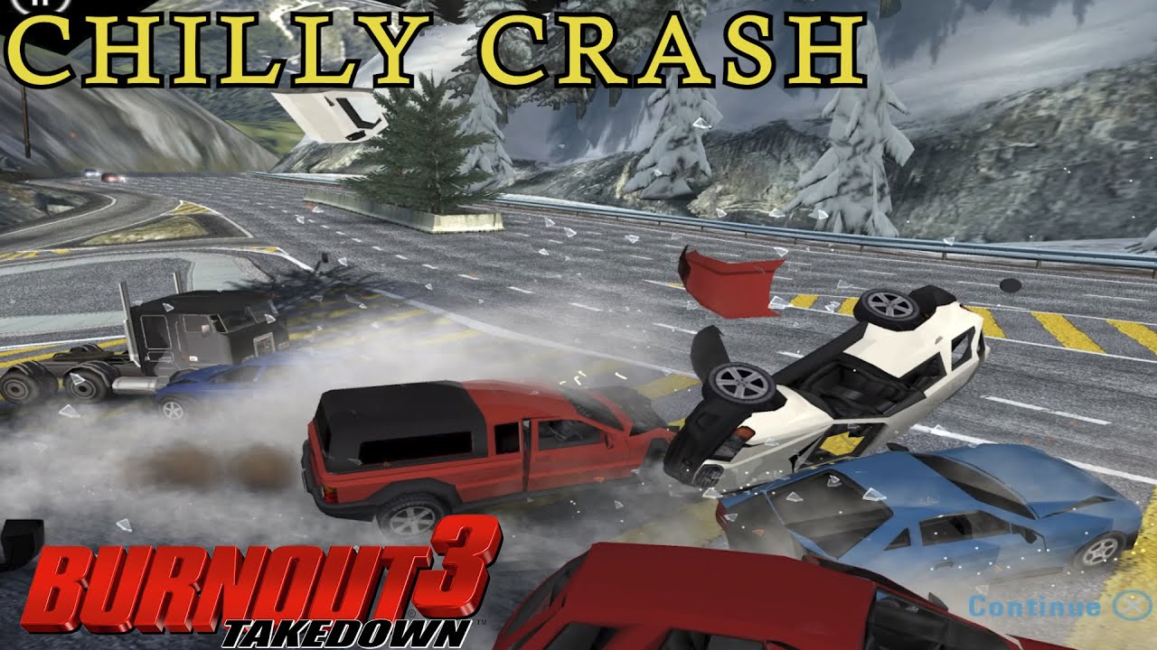 BURNOUT 3: TAKEDOWN - Chilly Crash No Commentary