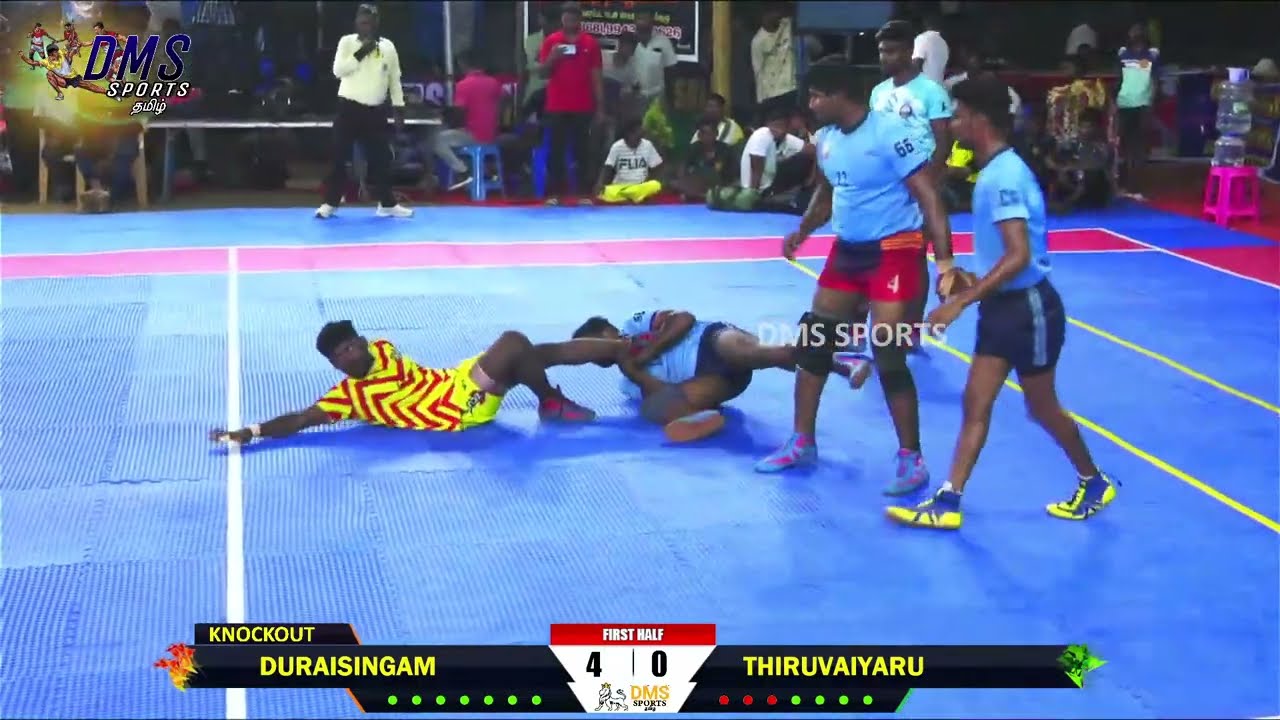KNOCKOUT|DURAISINGAM vs THIRUVAIYARU|KATTAKUDI|SOUTH ZONE MEN'S KABADDI - 2023