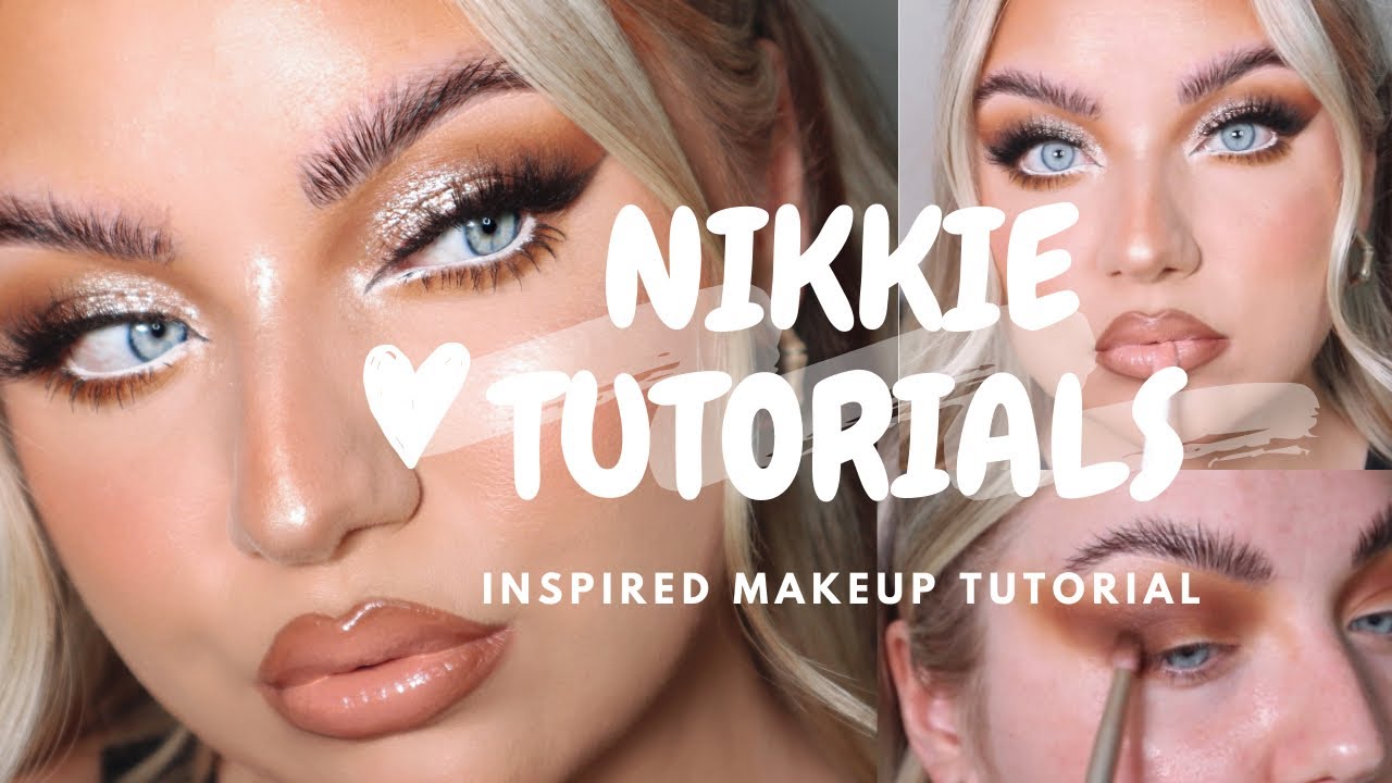 GOLD SHIMMER SOFT GLAM NIKKIE TUTORIALS INSPIRED MAKEUP TUTORIAL | Charlotte O Makeup