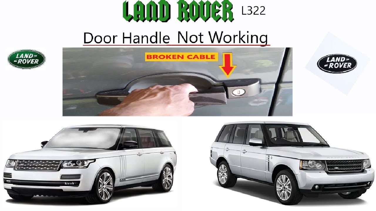 Range Rover L322 Door Handle Not Working | Cable Replacement