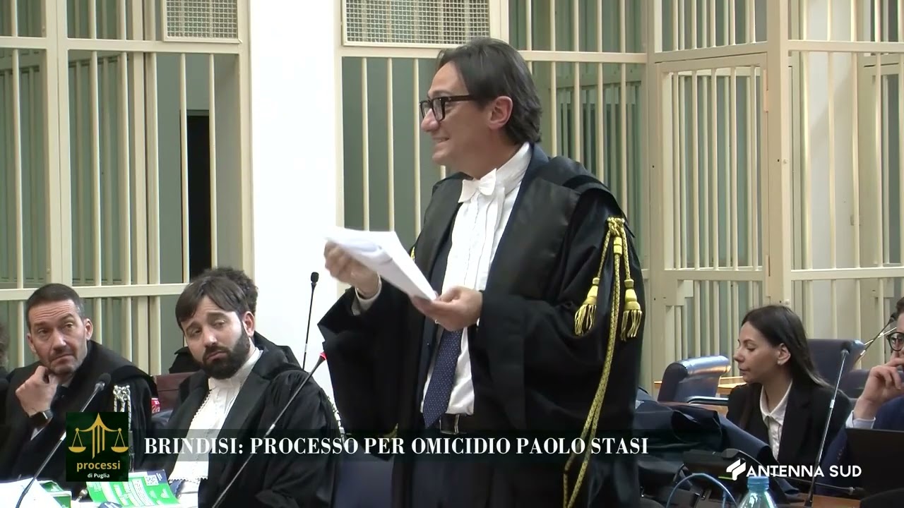 PROCESSI DI PUGLIA DEL 17 GIUGNO 2025 - PROCESSO PER OMICIDIO PAOLO STASI