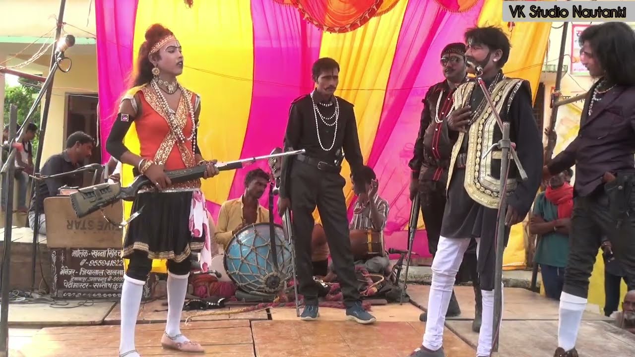 दिन में था प्रोग्राम#खन्ना सिंह चौहान की नौटंकी झूठा इंसान मोहब्बत की जंग#(भाग 16)#VKStudioNautanki