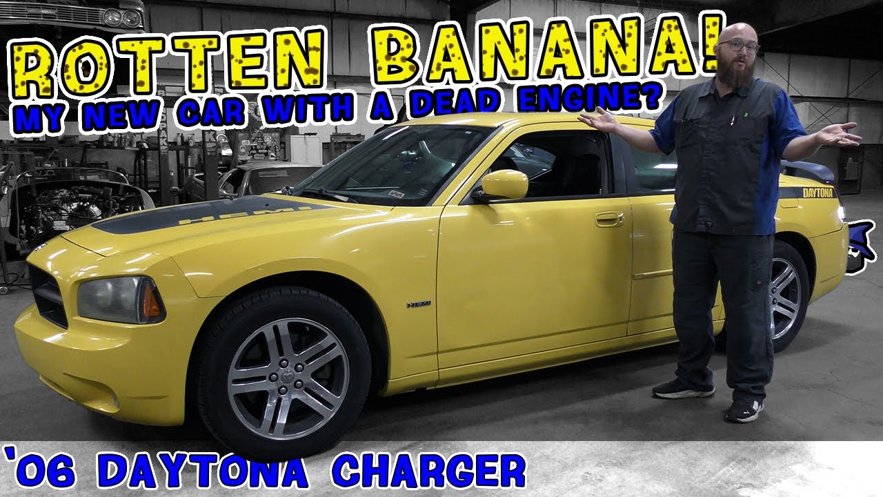 Why did the CAR WIZARD get this 'dead' 2006 Charger Daytona? And what's the crazy surprise he found?