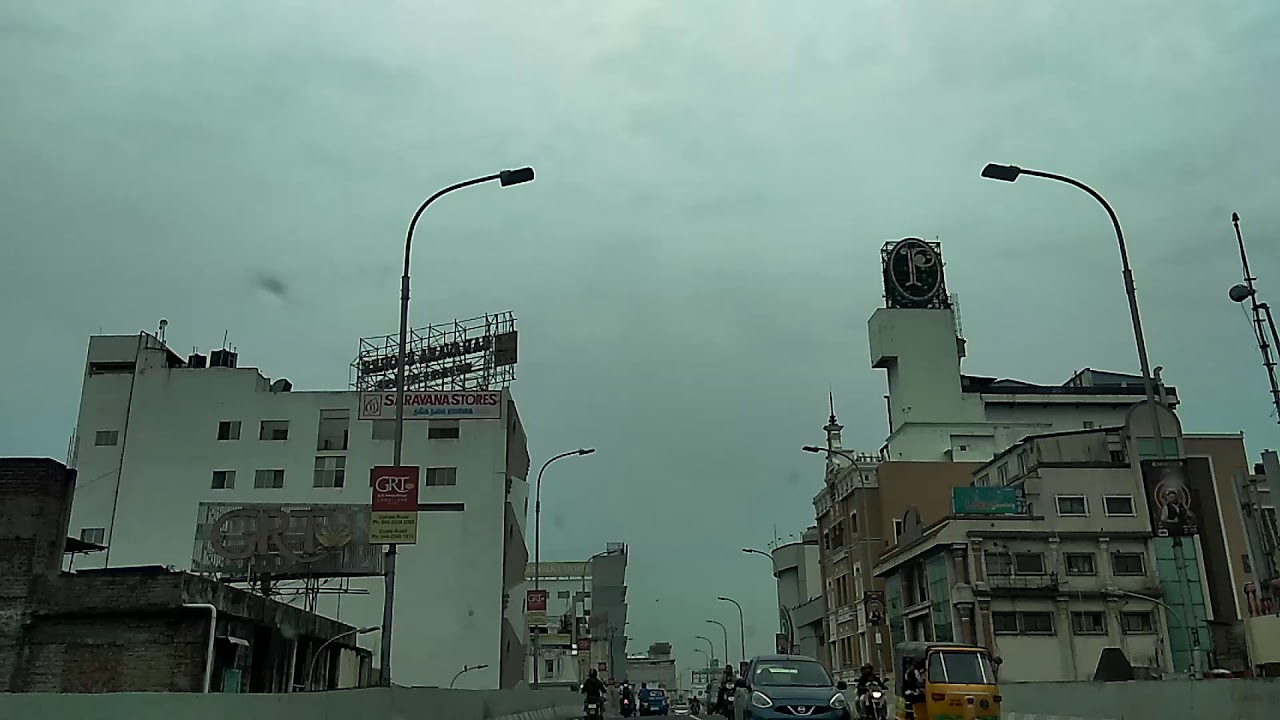 T.Nagar, Chennai - South Usman Road, North Usman Road, Anna Nagar - A Breezy drive - 2018 Footage