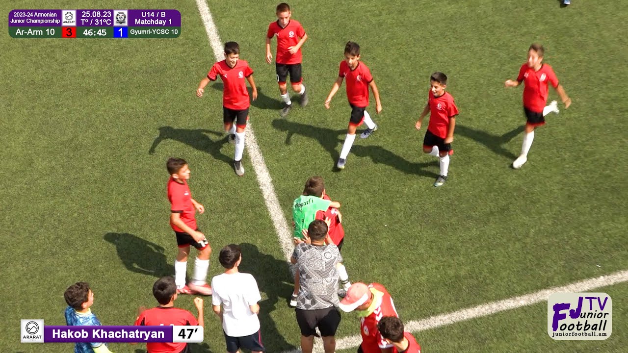 Ararat-Armenia 10 (4-2) Gyumri-YCSC 10 (25.08.23) AJC U14B, Matchday 1