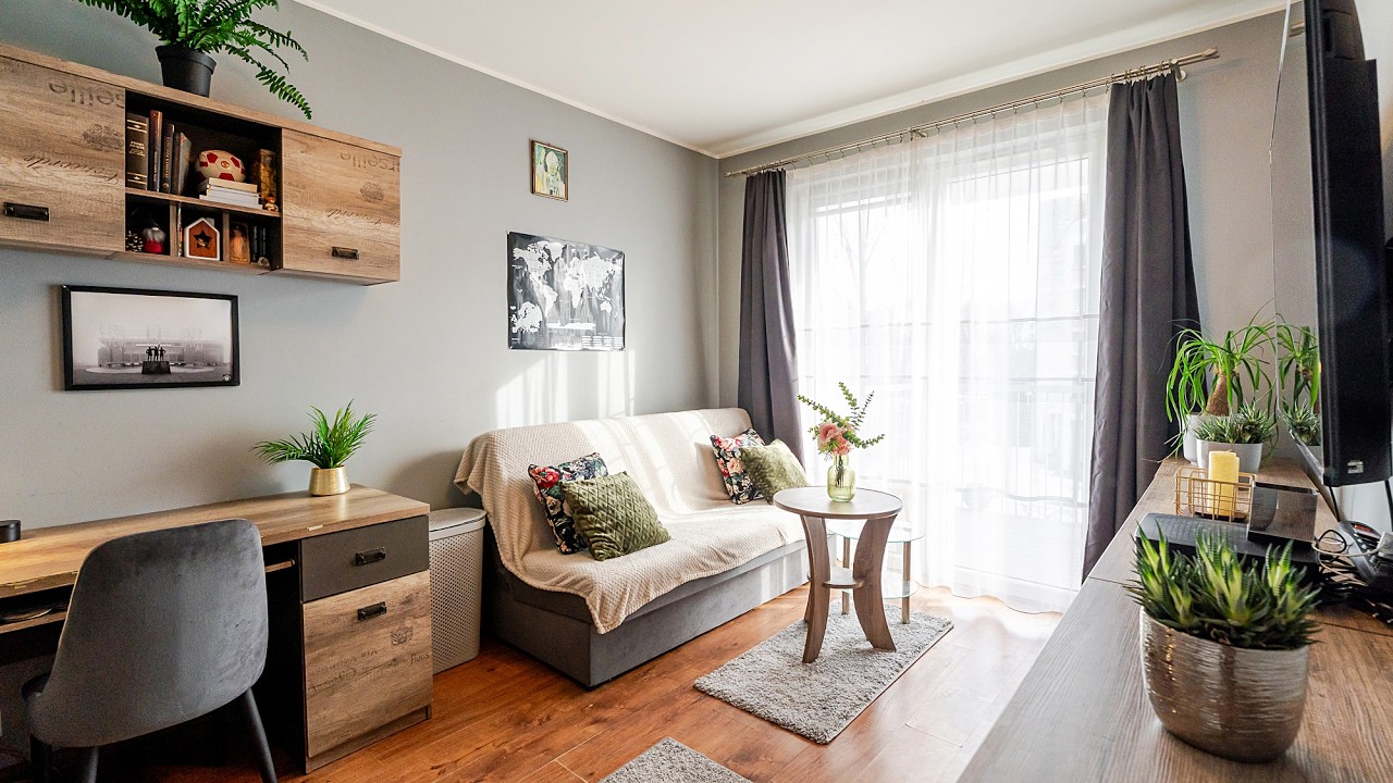 Mieszkanie Sprzedaż 2-pok. 33 m2 2012 rok BS3-MS-313275 Kraków, Podgórze, Płaszów, ul. Myśliwska