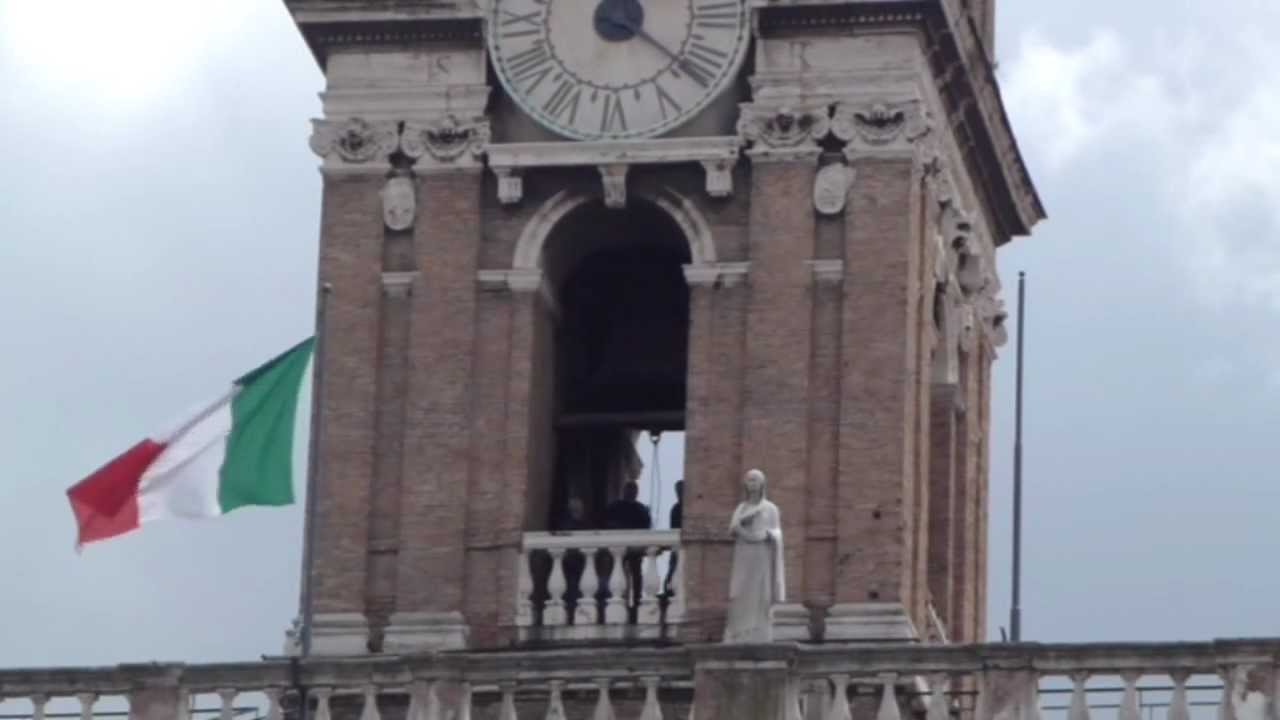 Roma - Suono della PATARINA in occasione del 2765° anno dalla Fondazione della Città